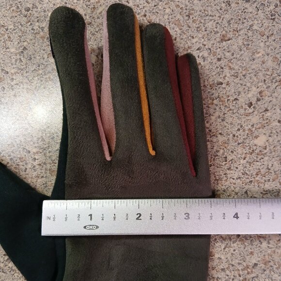 TouchScreen Women's Gloves with Multi Color Fingers - MEDIUM/LARGE (NWOT) - Picture 11 of 11